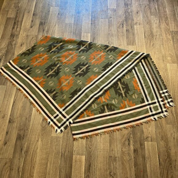 Double Sided Tribal Native Print Oversized Scarf - Picture 2 of 7